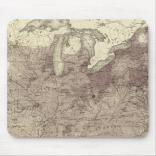 US Population 1860 Mouse Mat