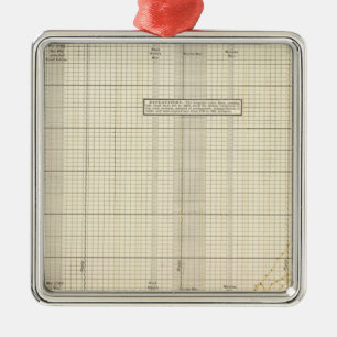 US Postal Service Metal Tree Decoration