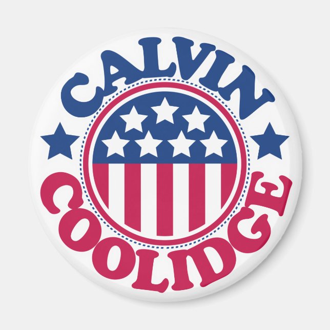 US President Calvin Coolidge Magnet (Front)