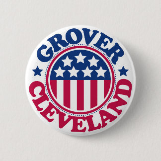 US President Grover Cleveland 6 Cm Round Badge