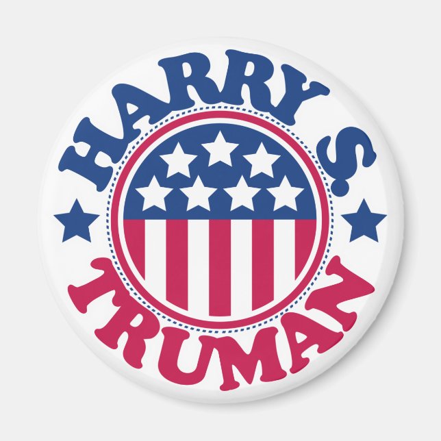 US President Harry S Truman Magnet (Front)