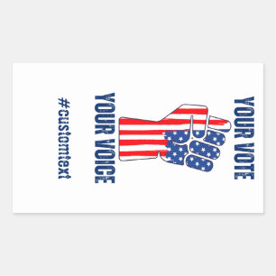US Presidential Election 2024 Rectangular Sticker