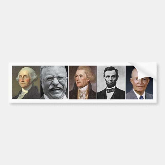 US Presidents Bumper Sticker (Front)