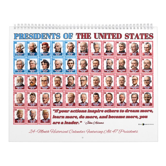 US Presidents Quotes Historical Calendar (Cover)