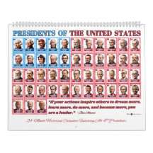 US Presidents Quotes Historical Calendar
