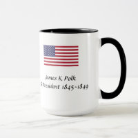 US Presidents Souvenir Mug James K Polk