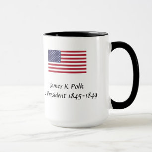 US Presidents Souvenir Mug James K Polk