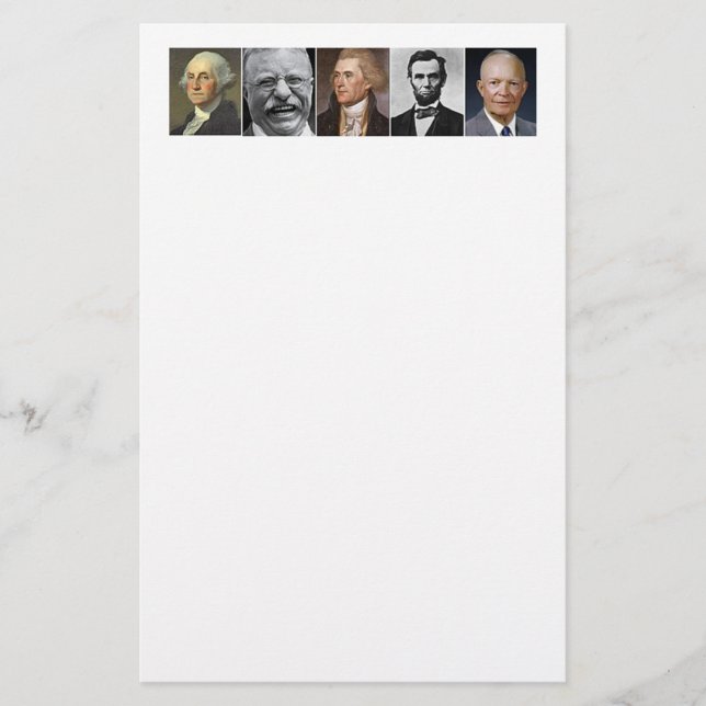 US Presidents Stationery (Front)