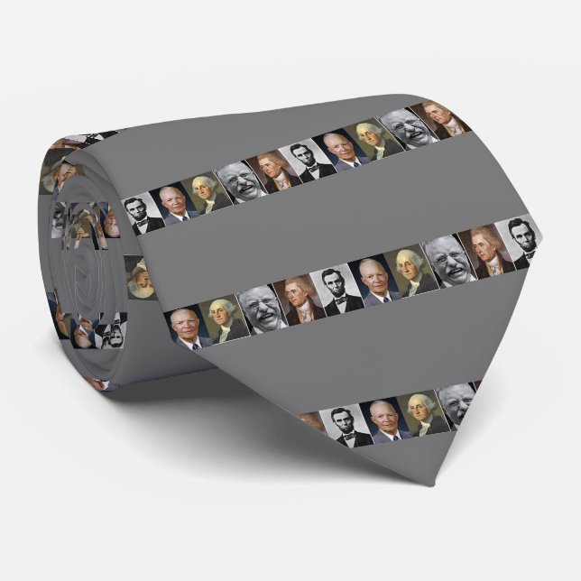 US Presidents Tie (Rolled)
