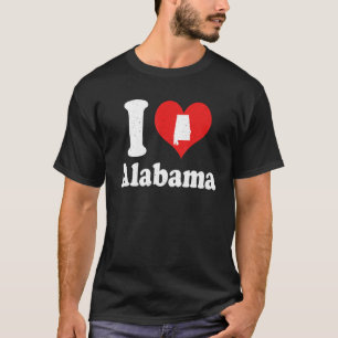 US Proud Citizen America Love State I Heart Alabam T-Shirt