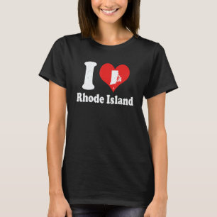 US Proud Citizen America Love State I Heart Rhode T-Shirt