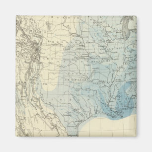 US Rain Chart Magnet