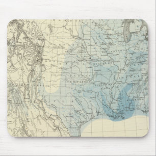 US Rain Chart Mouse Mat