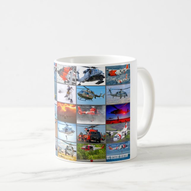 US RESCUE AVIATION “MONTAGE” COFFEE MUG (Front Right)