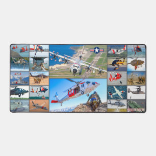 US RESCUE AVIATION “MONTAGE” DESK MAT