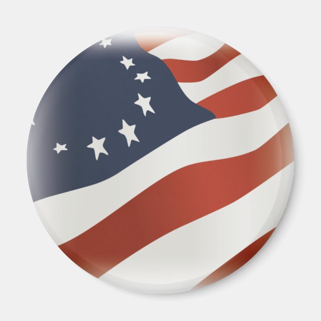 US Revolution Flag Magnet (Front)