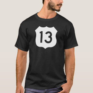 US Route 13 Sign T-Shirt