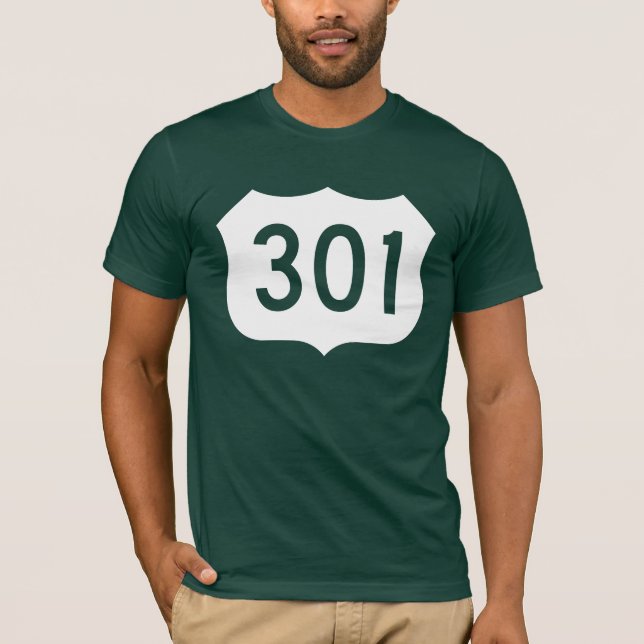 US Route 301 Sign T-Shirt (Front)