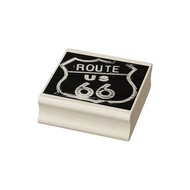 US route 66 rubber stamp (Stamp)