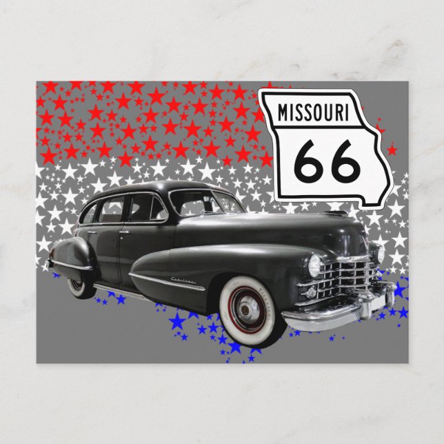 US Route 66 Travel Postcard (Front)