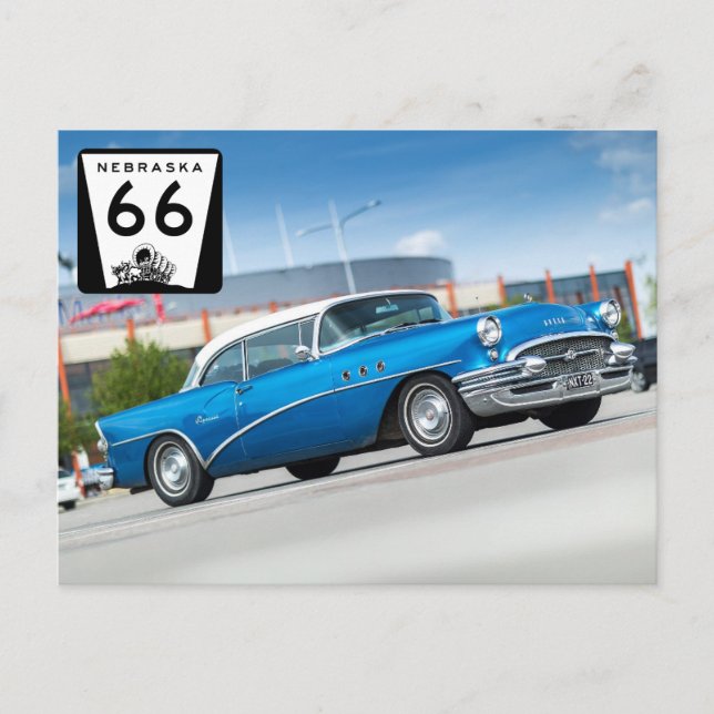 US Route 66 Travel Postcard (Front)