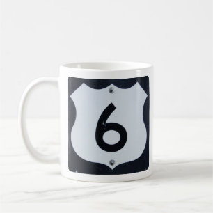 US Route 6 Highway Sign Mug