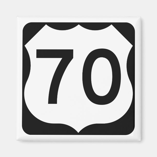 US Route 70 Sign Magnet (Front)