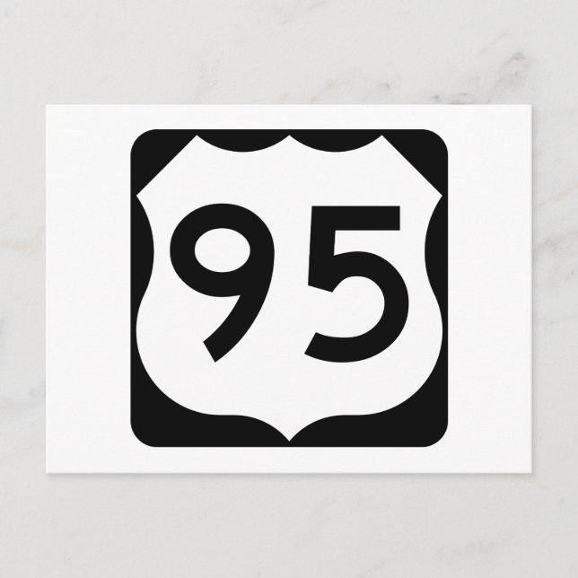 US Route 95 Sign Postcard (Front)