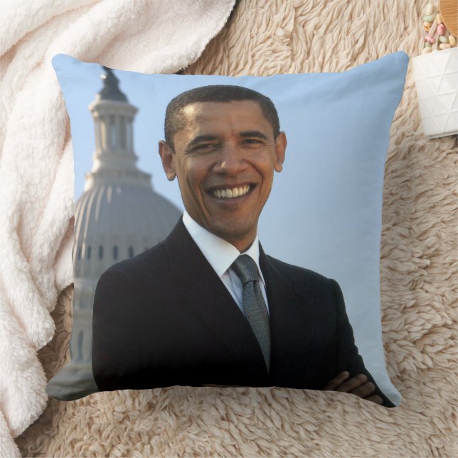 US Senator, 44th American President Barack Obama Cushion (Blanket)