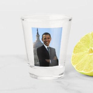 US Senator, 44th American President Barack Obama Shot Glass