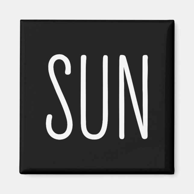 Us Solar Eclipse Sun Couples Illustration Magnet (Front)