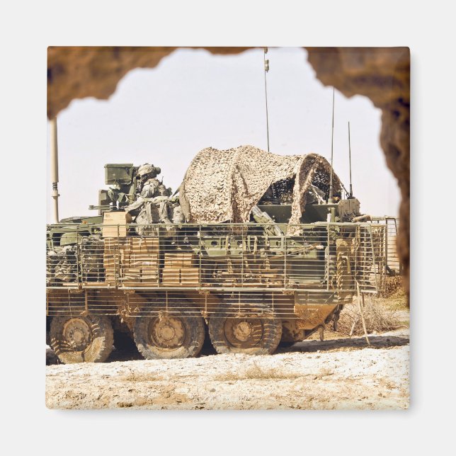 US Soldiers conduct a combat patrol in Afghanis Magnet (Front)