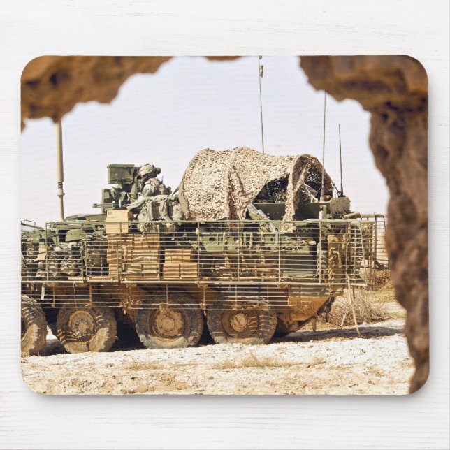 US Soldiers conduct a combat patrol in Afghanis Mouse Mat (Front)