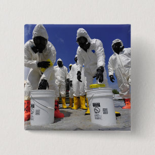 US Soldiers from the 457th Chemical Battalion 15 Cm Square Badge