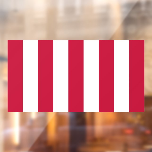 US Sons Of Liberty 9 Stripes Flag Window Cling (Sheet 2)
