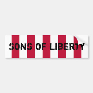 US_Sons_OfLiberty_9Stripes_Flag, Sons of Liberty Bumper Sticker