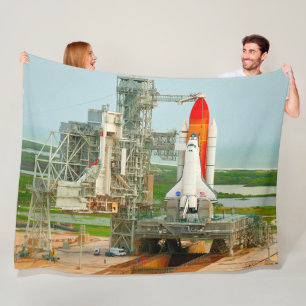 US SPACE SHUTTLE ATLANTIS FLEECE BLANKET