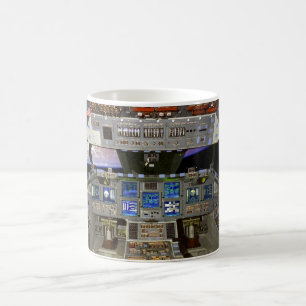 US SPACE SHUTTLE COCKPIT 1981-2011 COFFEE MUG