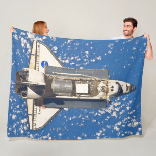 US SPACE SHUTTLE DISCOVERY FLEECE BLANKET