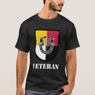 Us Special Forces - 3Rd Sfg Group - Veteran Black  T-Shirt