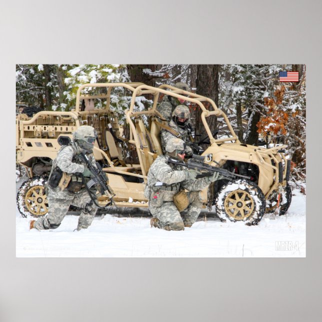 US SPECIAL OPERATIONS VEHICLES – MRZR-4 POSTER (Front)