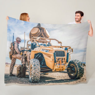 US SPECIAL OPERATIONS VEHICLES – MRZR-D4 FLEECE BLANKET