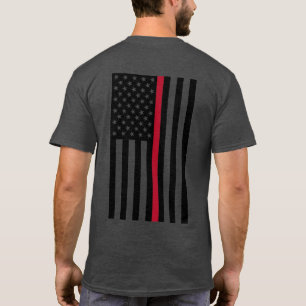 US Spyder Ryders - 2S Thin Red Line Flag T-Shirt