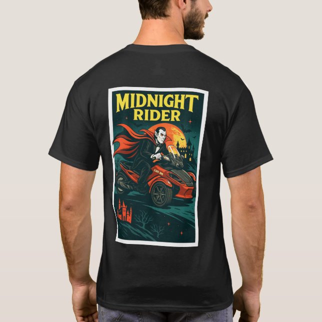 US Spyder Ryders - Midnight Rider T-Shirt (Back)