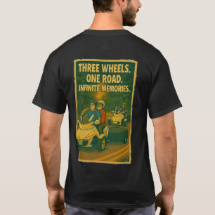 US Spyder Ryders - Postcard Wheels Road Memories T-Shirt