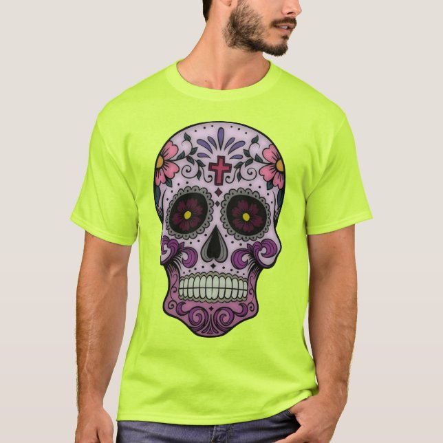 US Spyder Ryders - Skull Calaveras Front T-Shirt (Front)