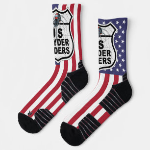 US Spyder Ryders - Socks Logo US Flag