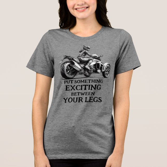 US Spyder Ryders - Something Exciting Front Tri-Blend Shirt (Front)