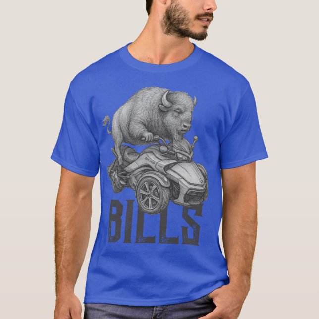 US Spyder Ryders - Spyder Bills T-Shirt (Front)