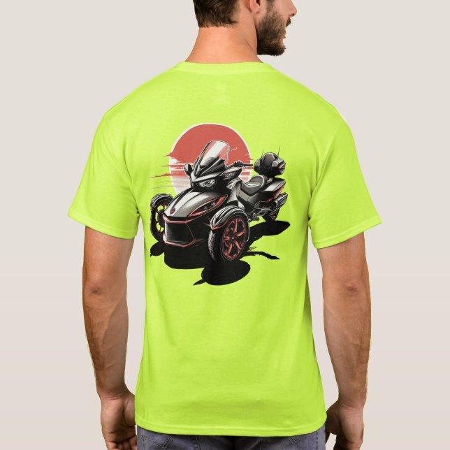 US Spyder Ryders - Sun & Shadows T-Shirt (Back)